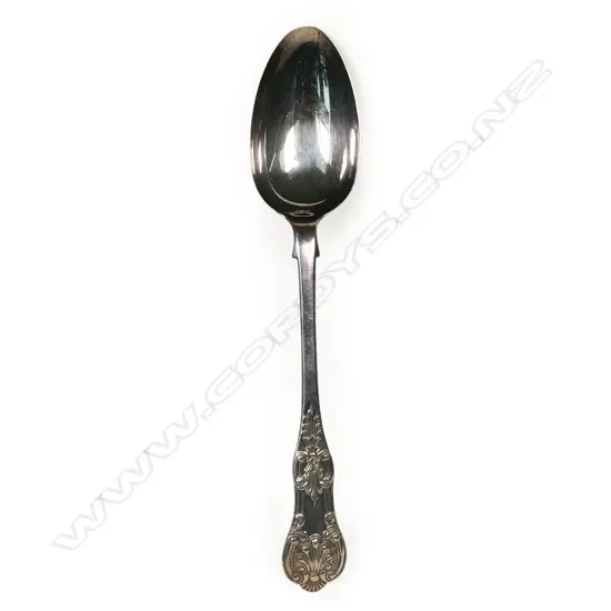 Harrop & Neill (Dunedin) silver serving spoon,
